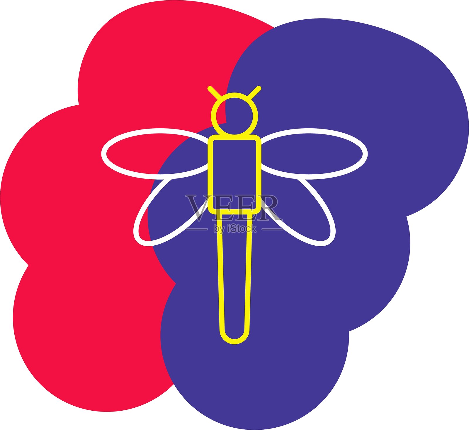 蜻蜓图标插画图片素材