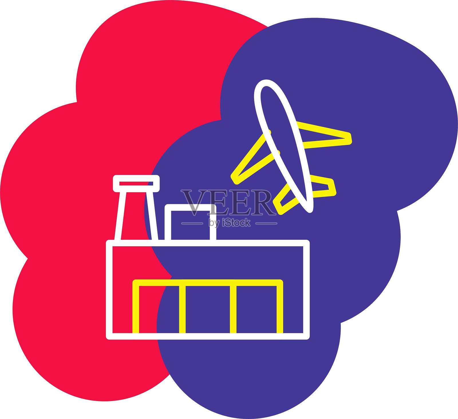 机场图标插画图片素材