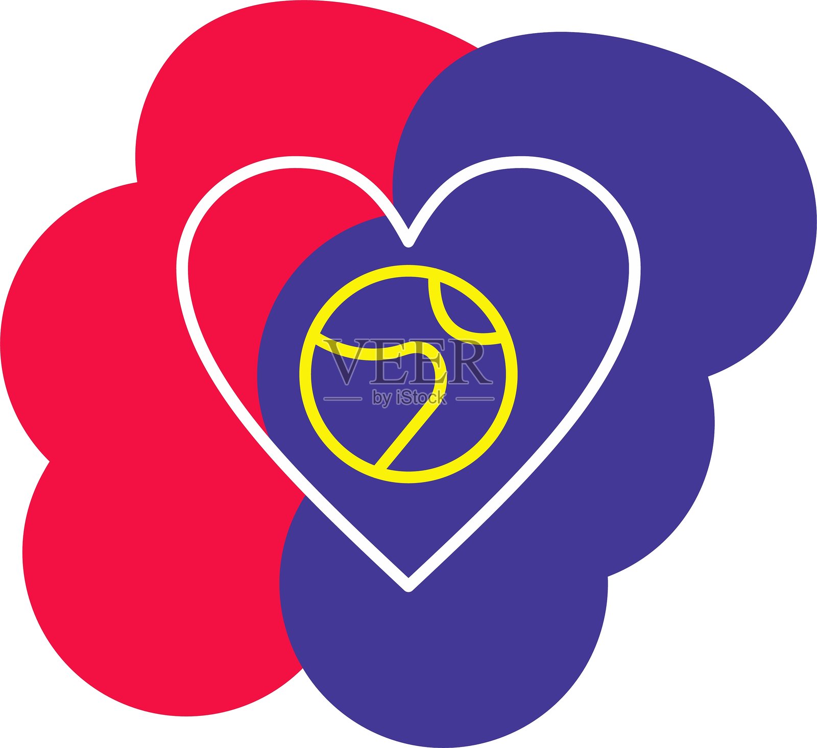 心形图标插画图片素材