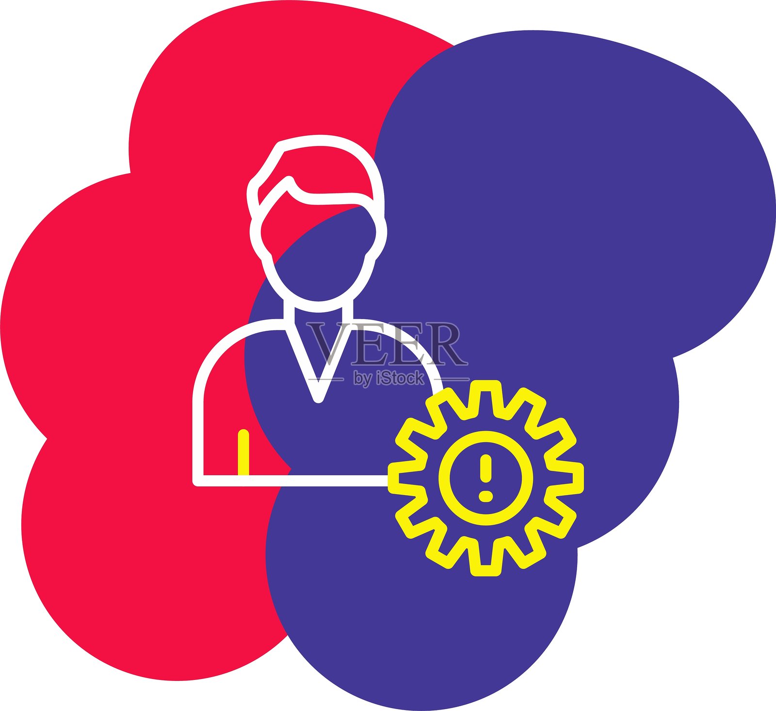 危机图标插画图片素材