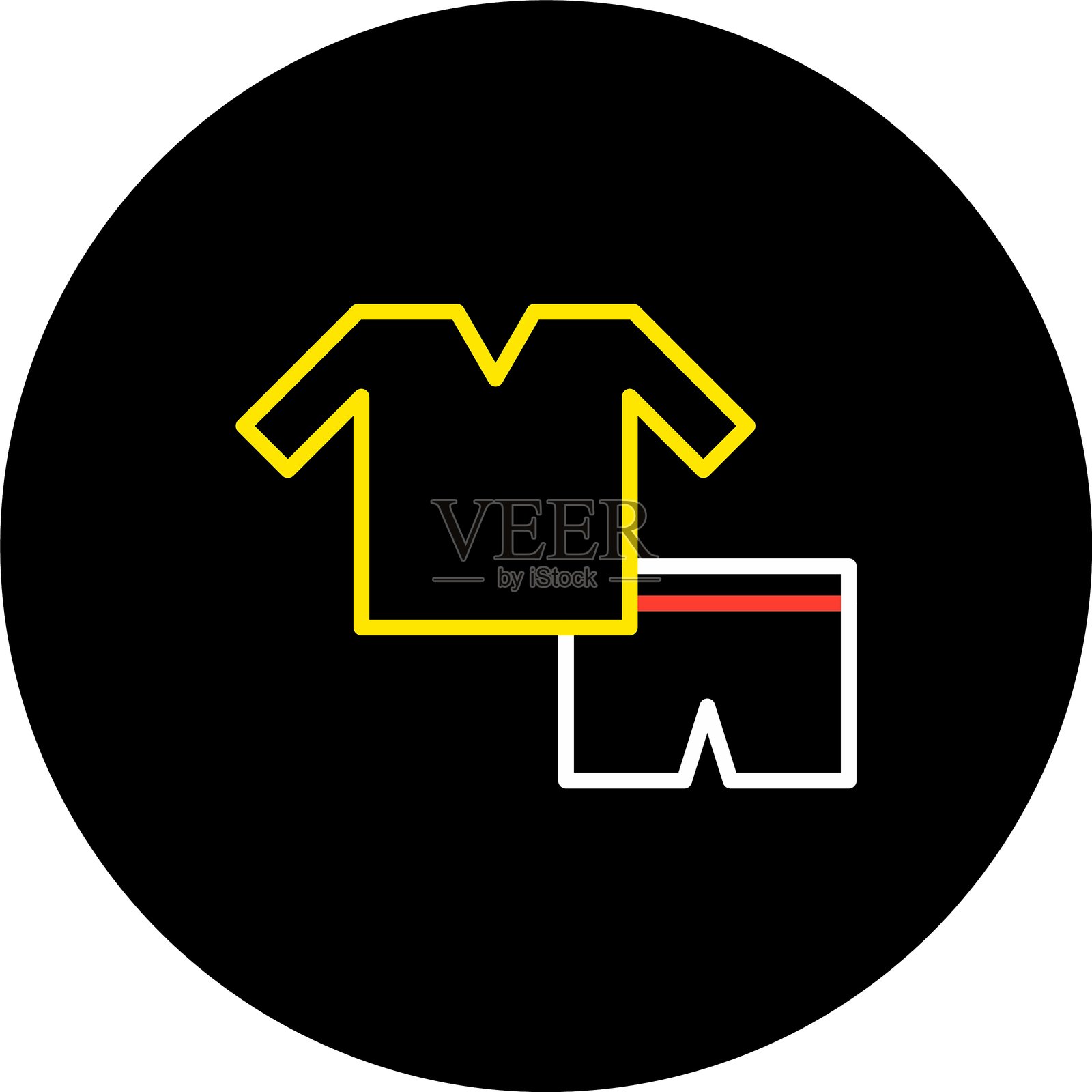 运动服装图标插画图片素材