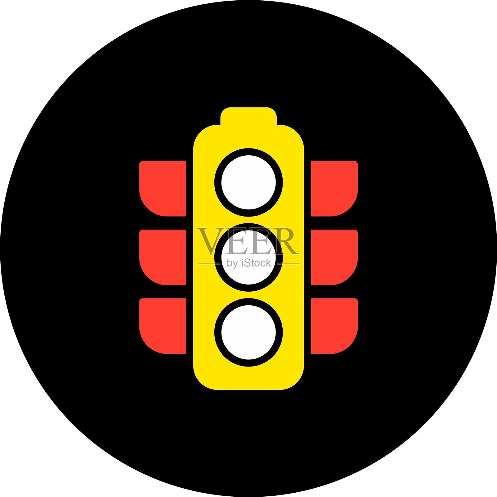 交通信号灯图标插画图片素材