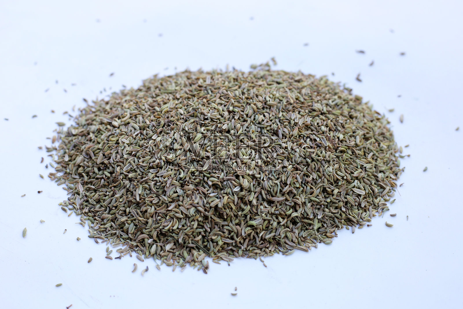 干茴香种子，干草药照片摄影图片