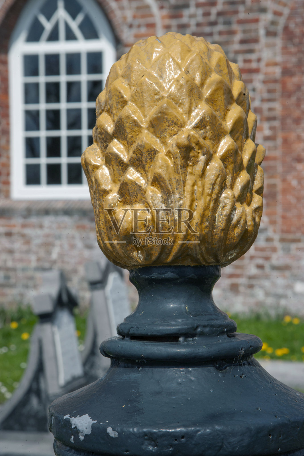 荷兰弗里斯兰省乡村的弗里斯兰村庄和风景。历史悠久的农舍、房屋和教堂位于乡村环境中。照片摄影图片