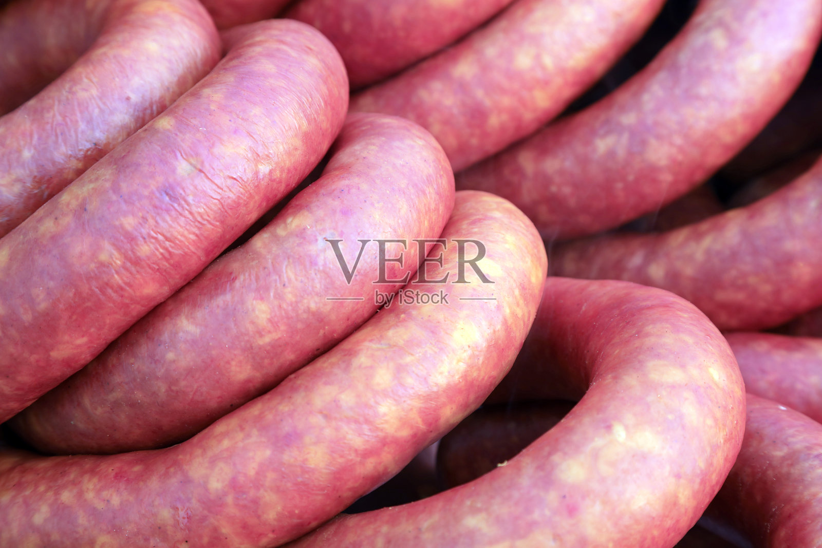 中国传统小吃香肠照片摄影图片