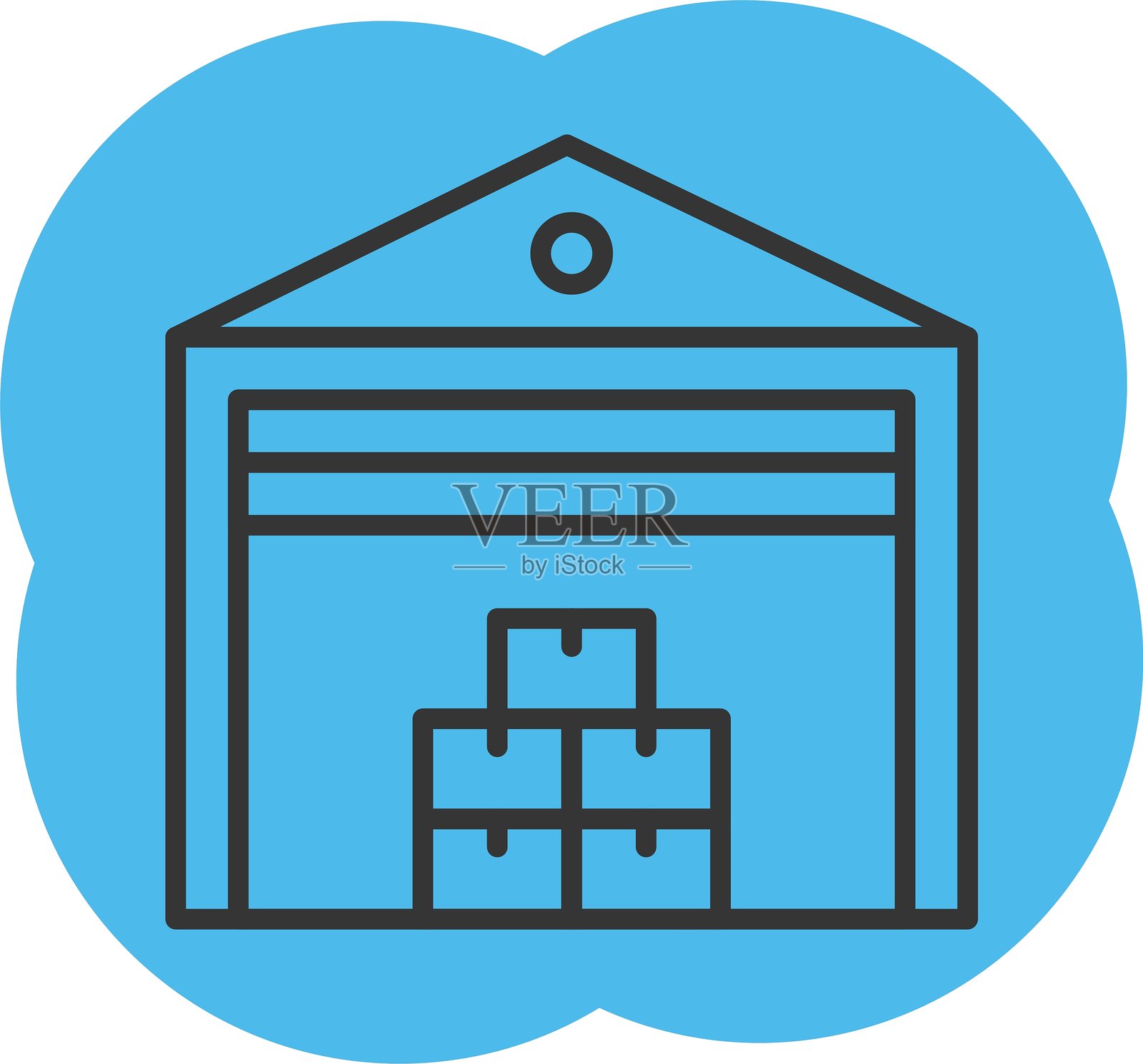 仓库图标插画图片素材