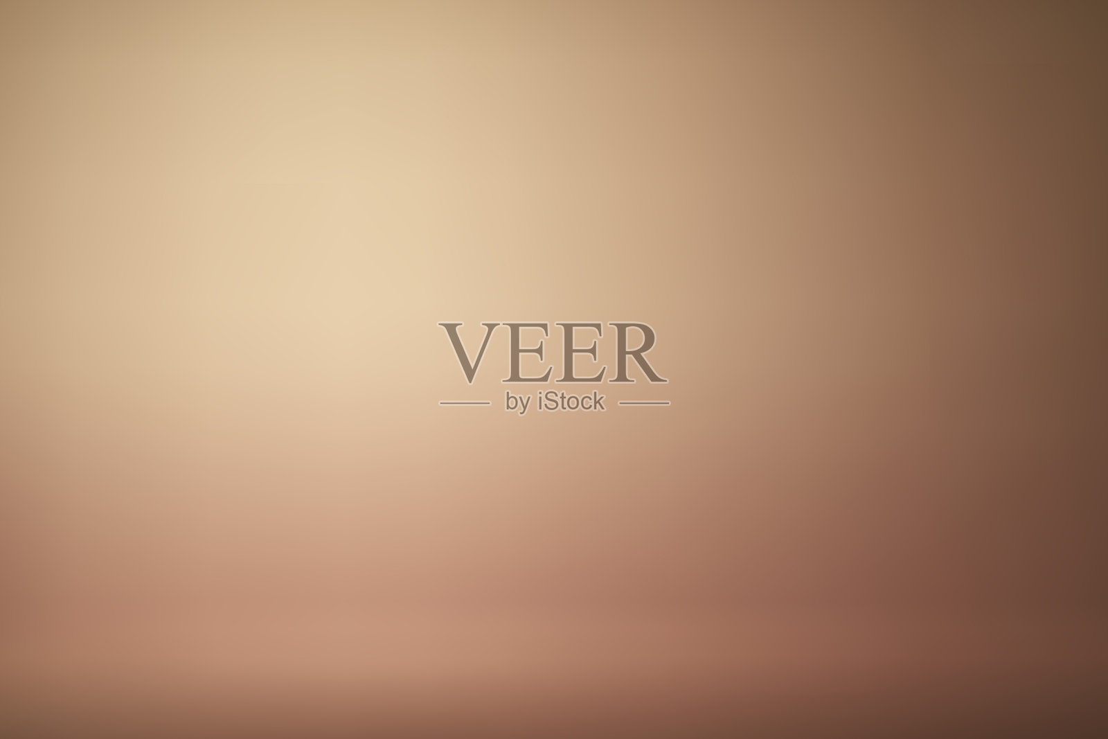 柔和的米色工作室背景，带有浅渐变和地面深度插画图片素材