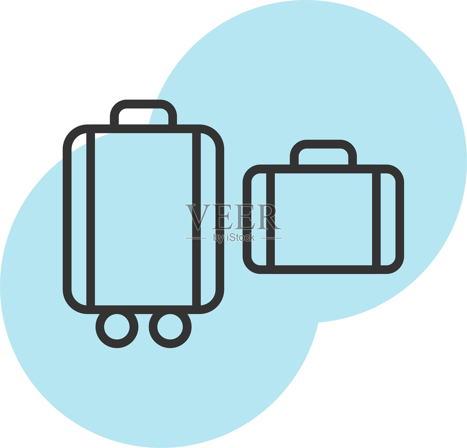 行李图标插画图片素材