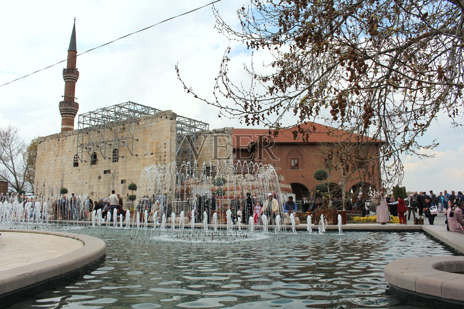 哈吉·拜拉姆清真寺区域，安卡拉，土耳其照片摄影图片