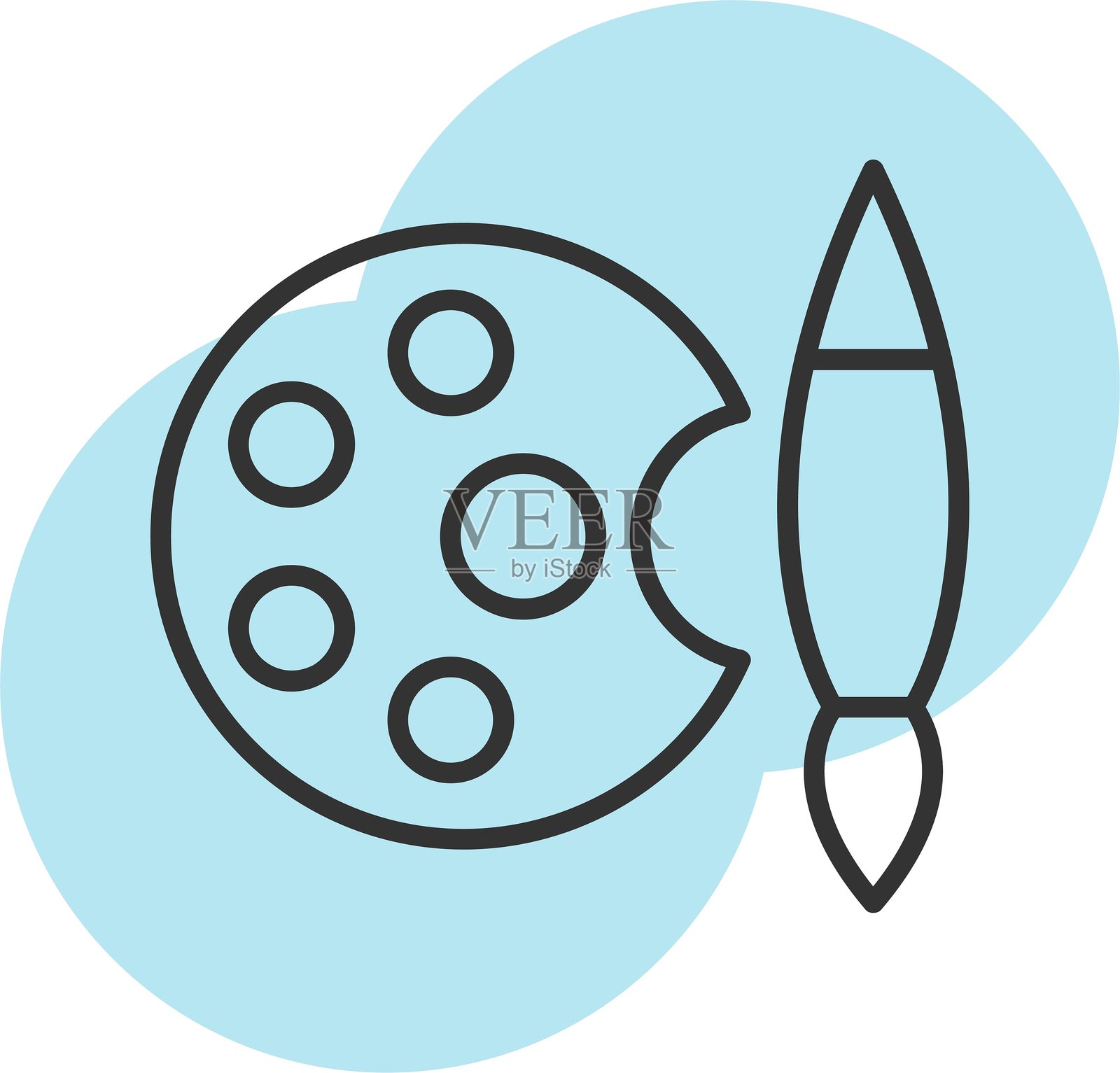 调色板图标插画图片素材