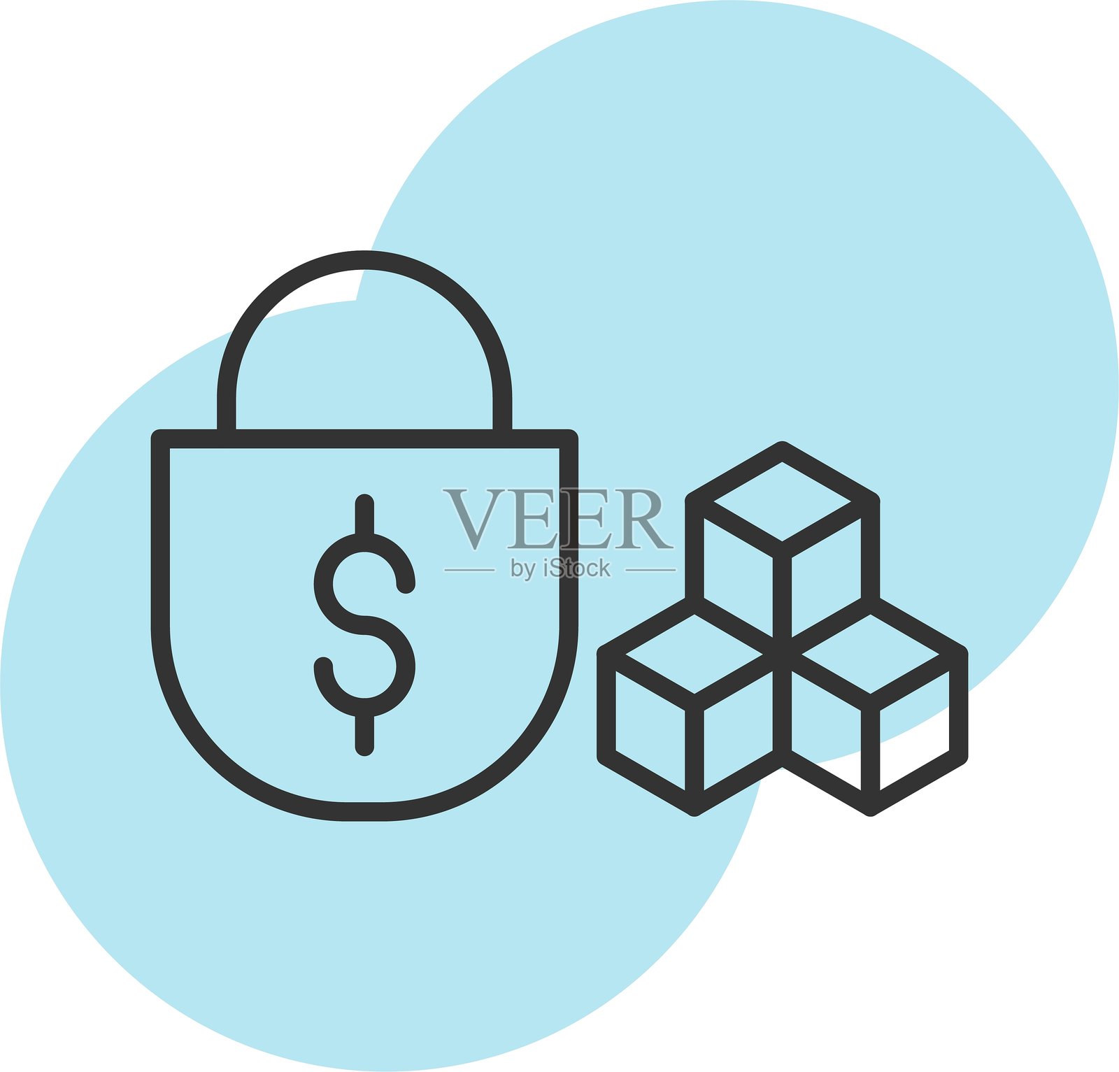 被阻止的图标插画图片素材