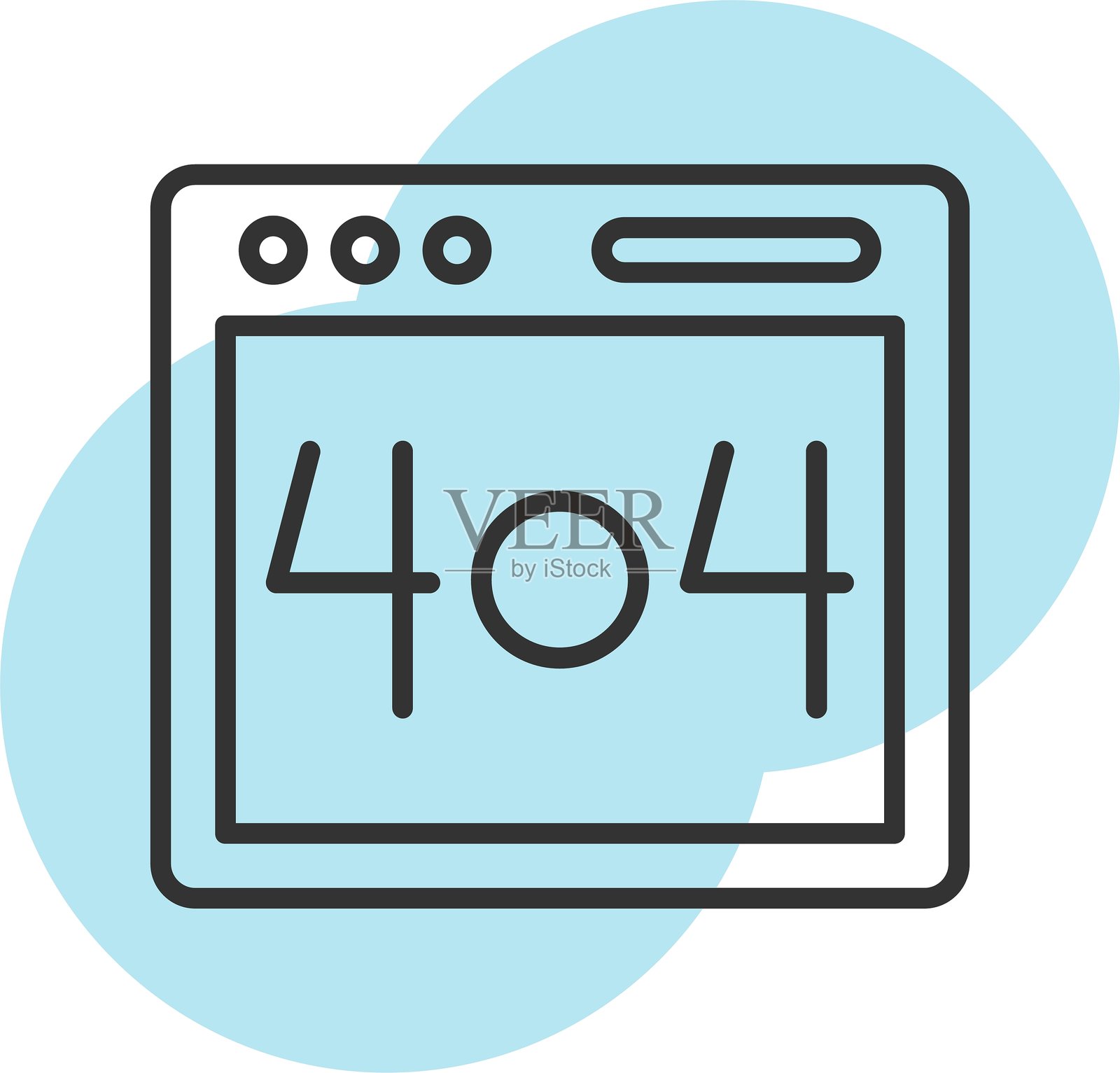 错误404图标插画图片素材