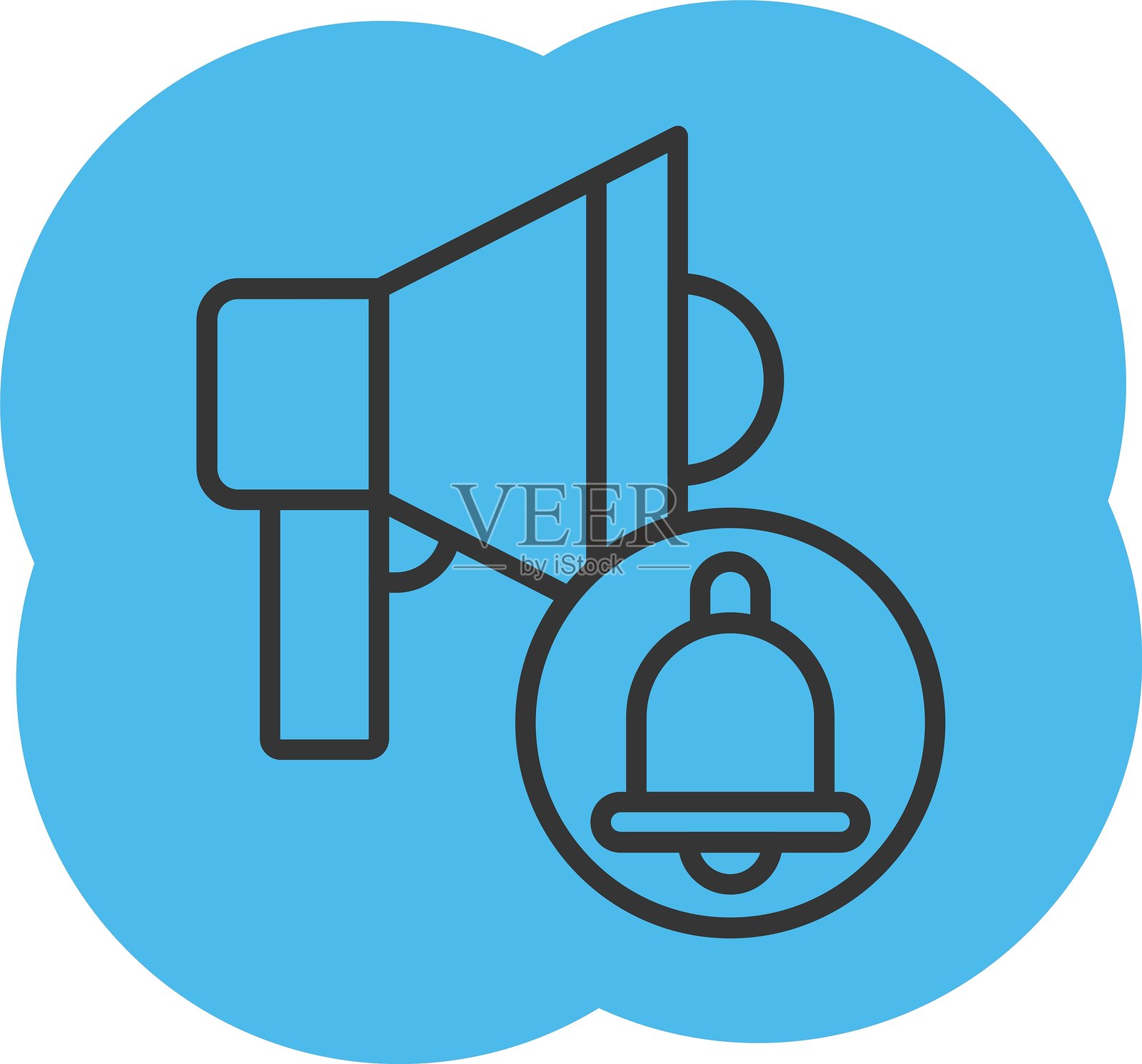 媒体图标插画图片素材