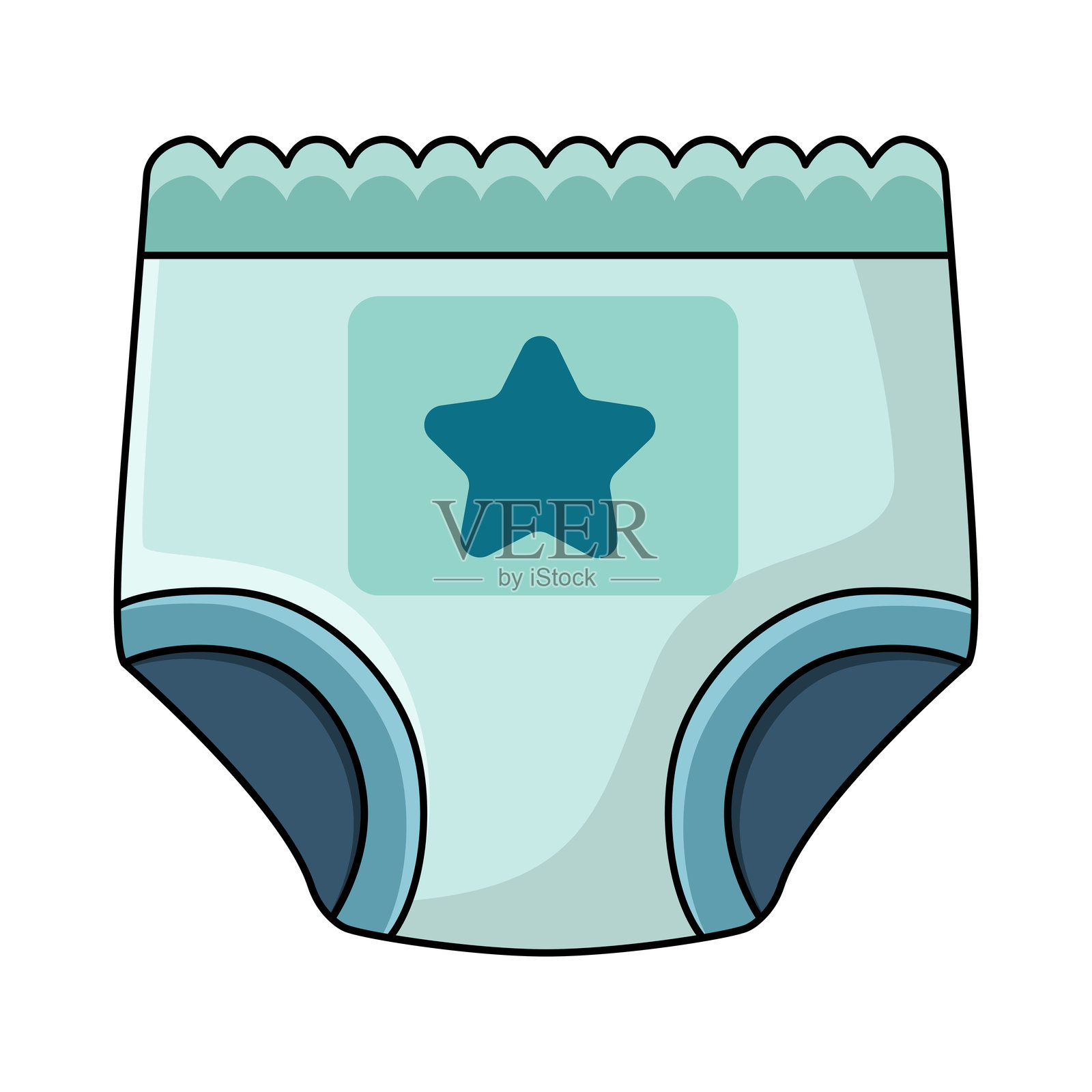 尿布插画图片素材