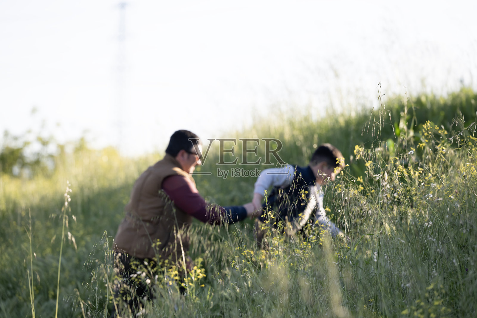 父亲身份照片摄影图片