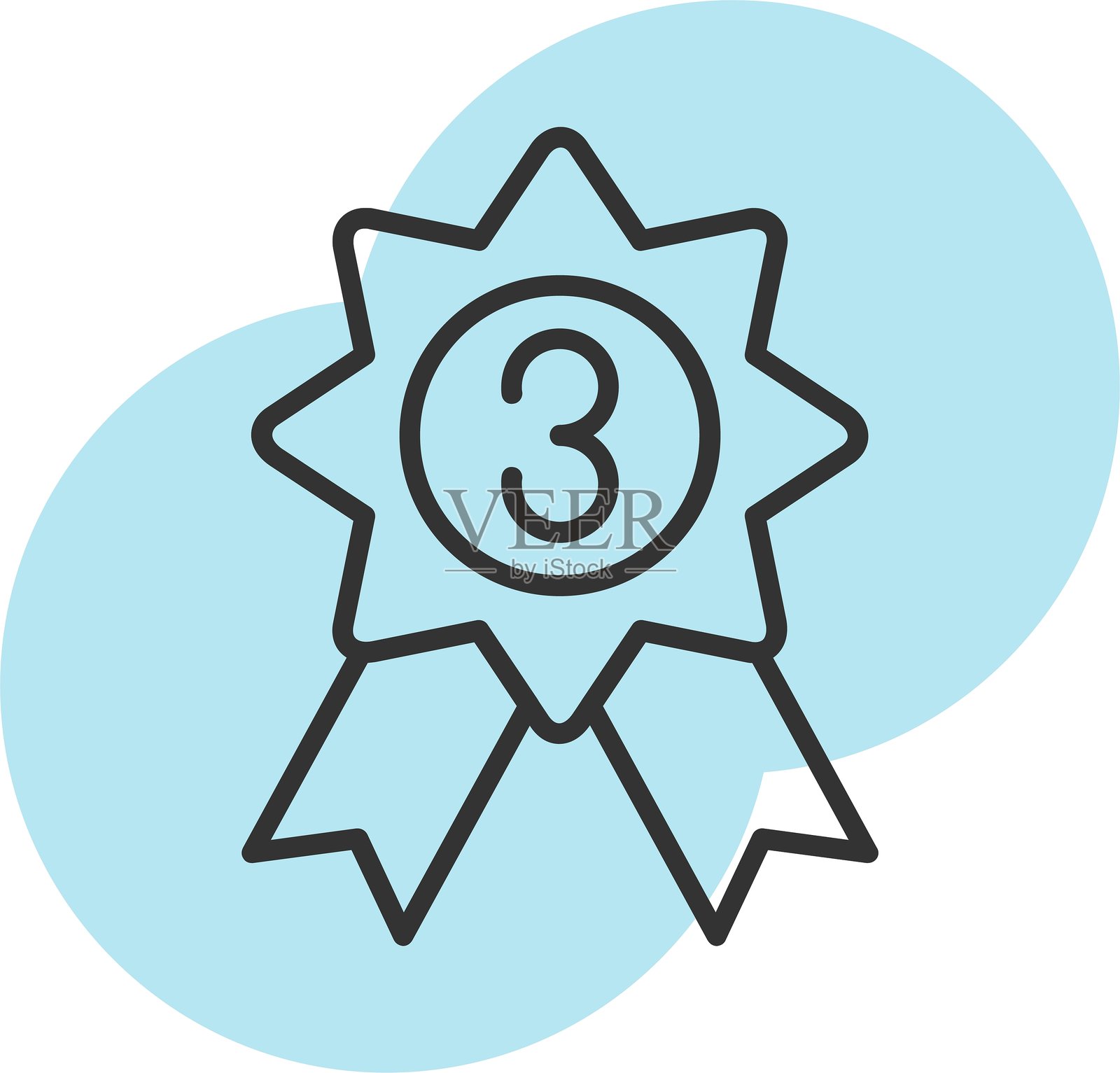 第三个图标插画图片素材