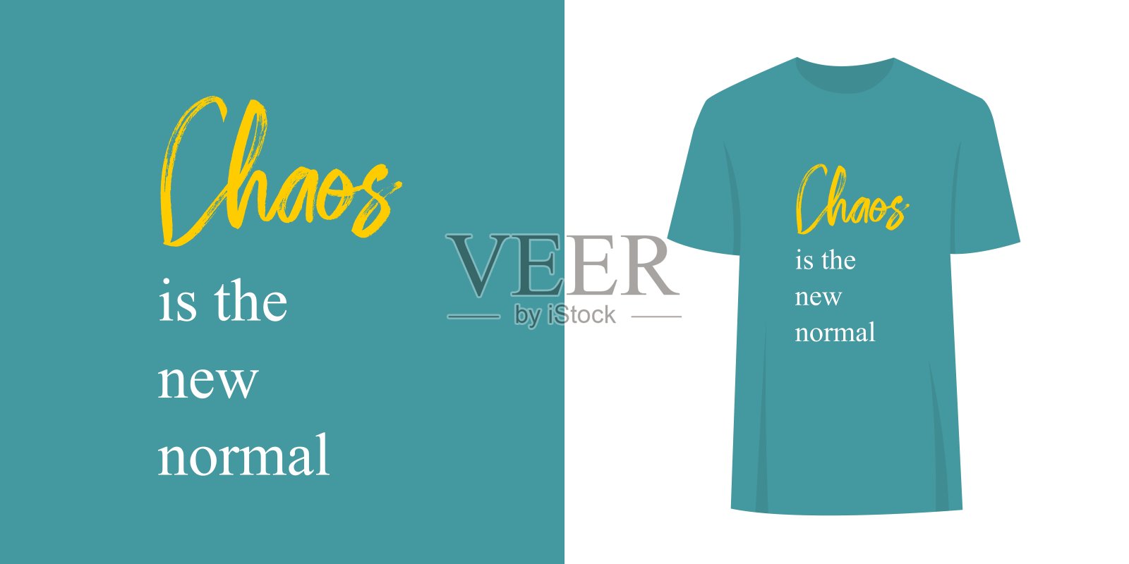 独特有趣的T恤标语印刷图形设计插画图片素材