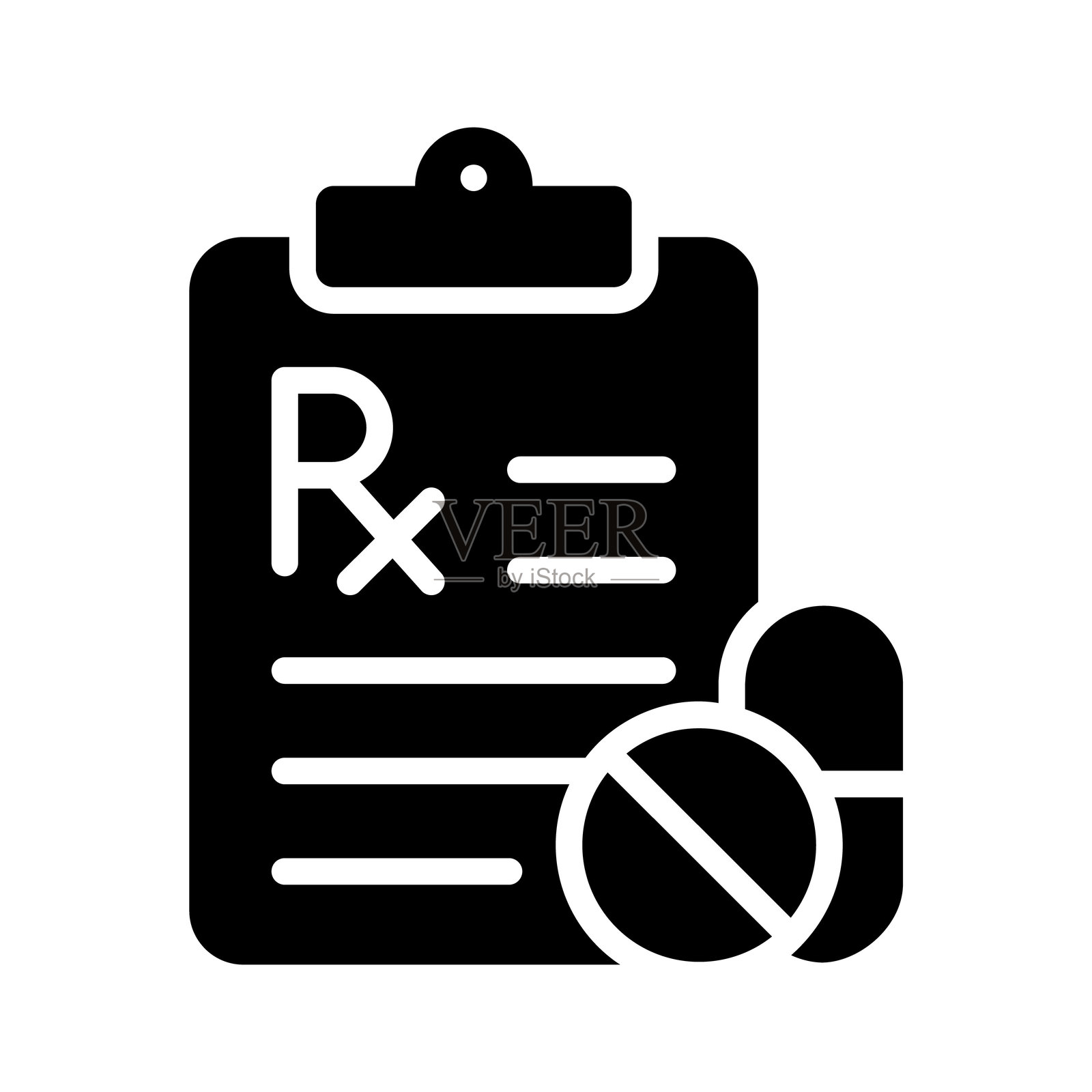 处方插画图片素材