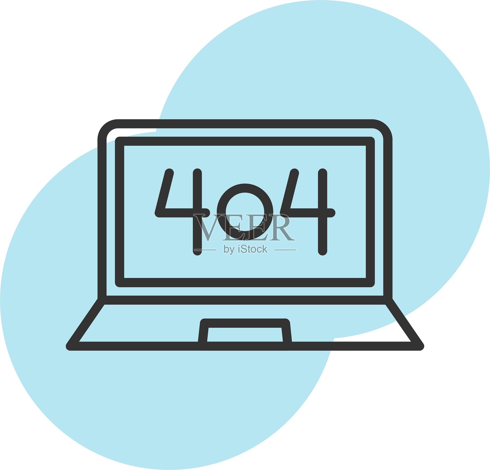 错误404图标插画图片素材