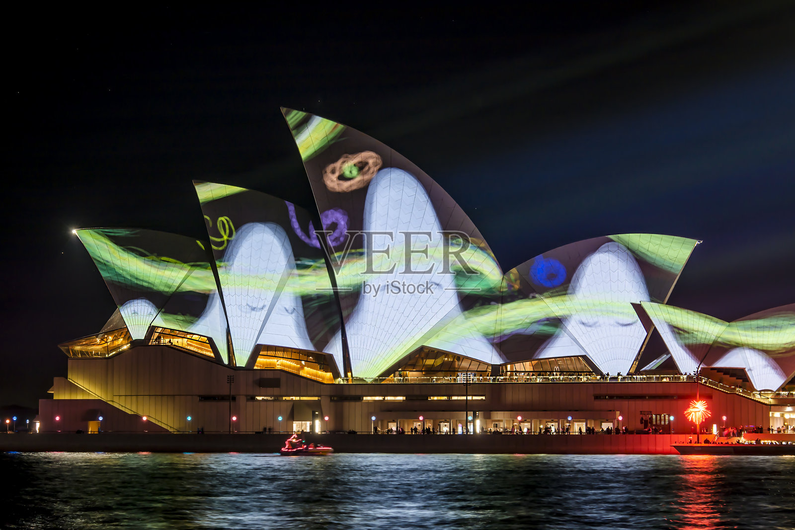 生动的悉尼 - 歌剧院照片摄影图片