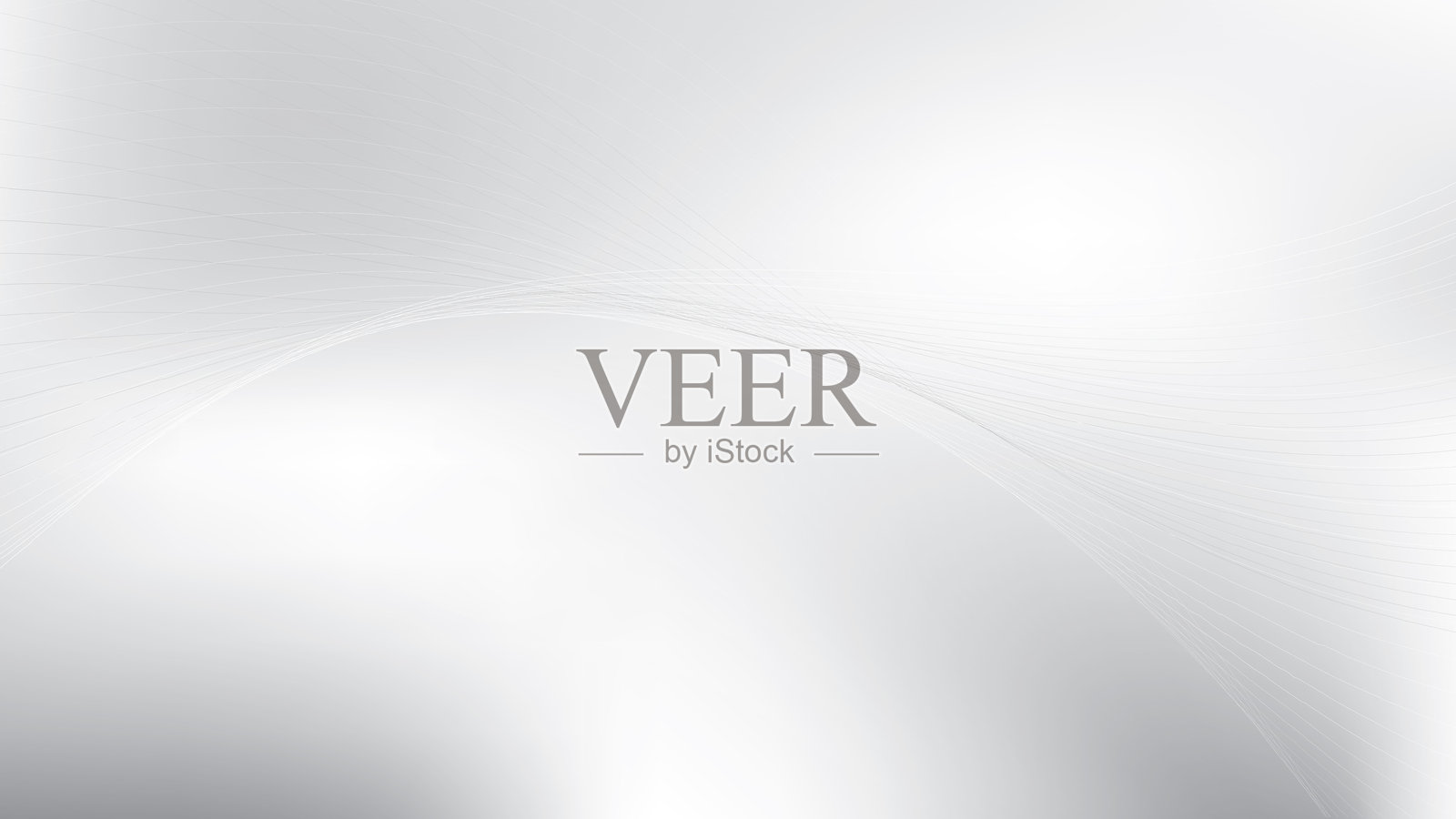 抽象的白色和灰色现代设计条纹背景，带有曲线和波浪图案。矢量插图。插画图片素材