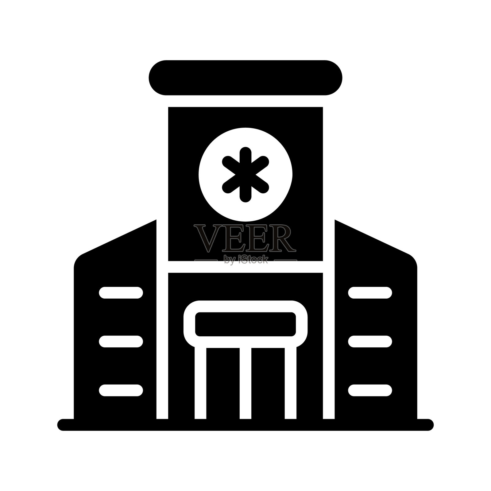 医院插画图片素材