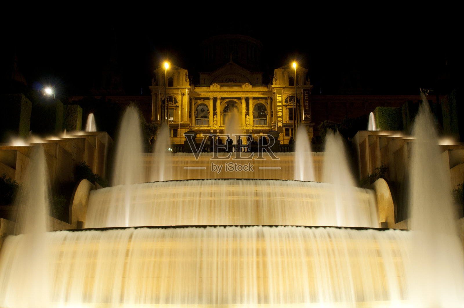 西班牙巴塞罗那 - 2014年6月14日：加泰罗尼亚国家博物馆照片摄影图片