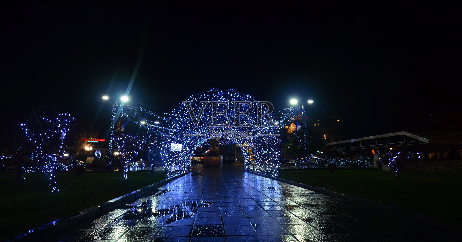 马其顿的奥赫里德市照片摄影图片