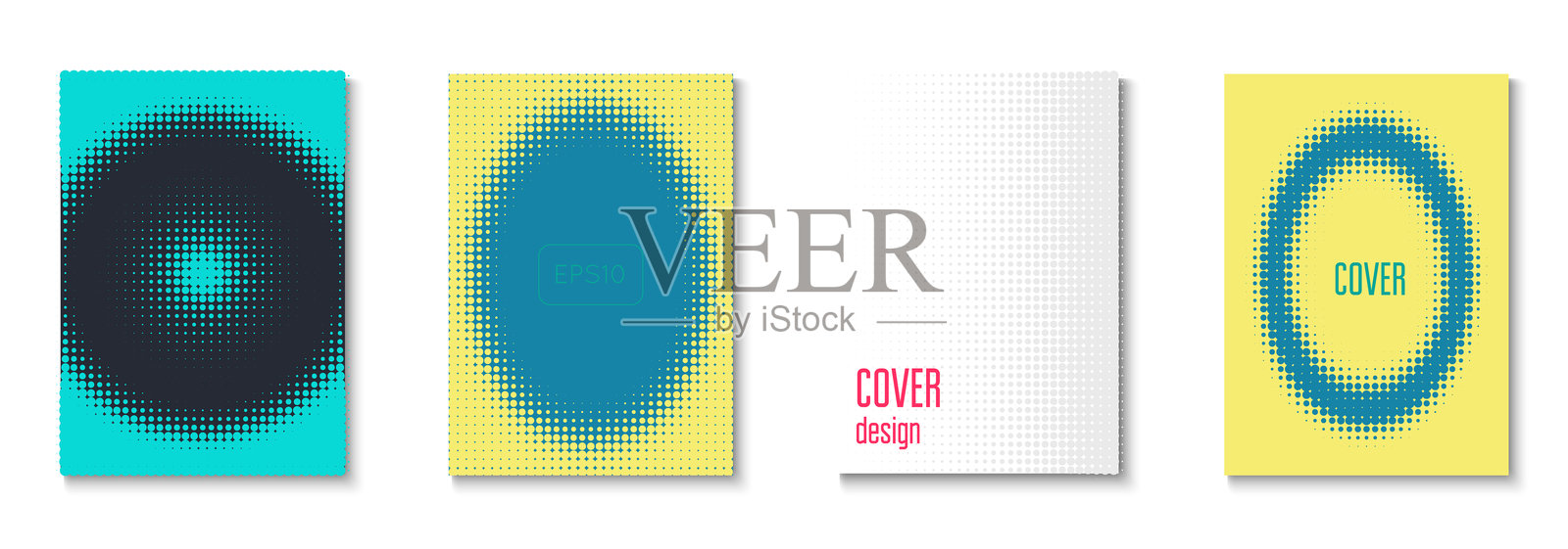 波浪模板套件。夏季圆形与现代艺术。平面页面上的未来元素。图形传单。极简线条图案。几何派对背景。时尚波浪模板。插画图片素材