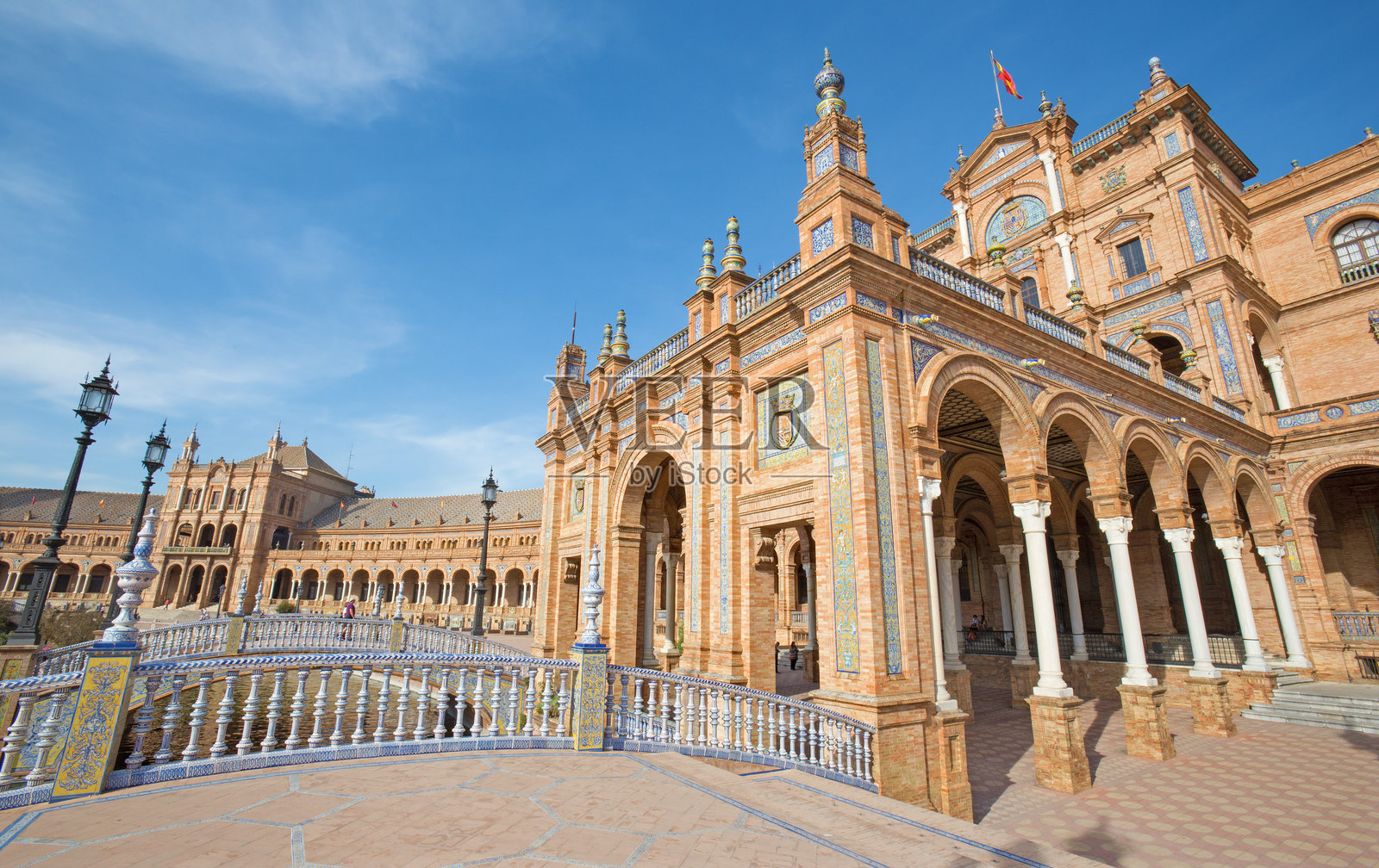 塞维利亚 - 西班牙广场照片摄影图片