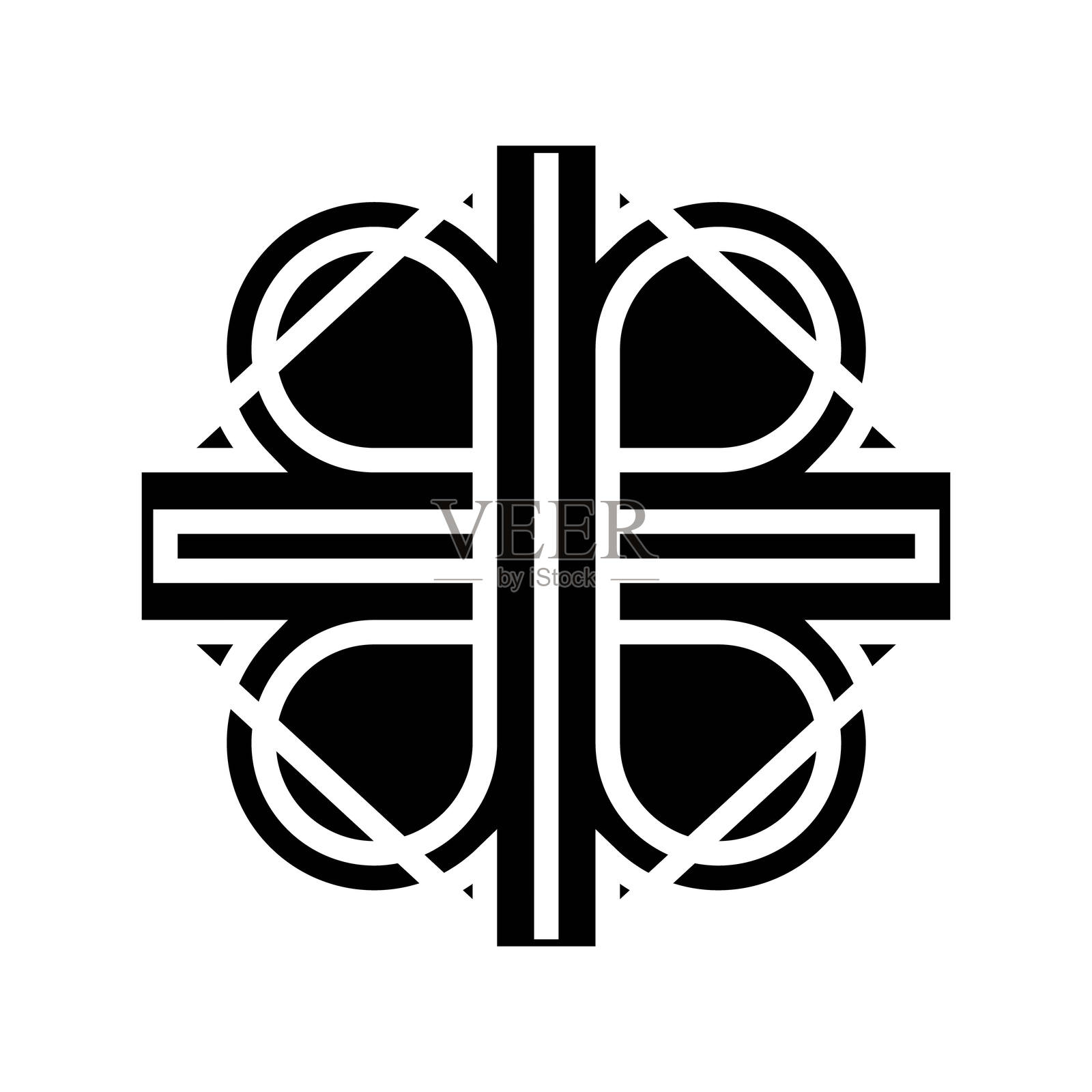 互通公路图标矢量插图插画图片素材