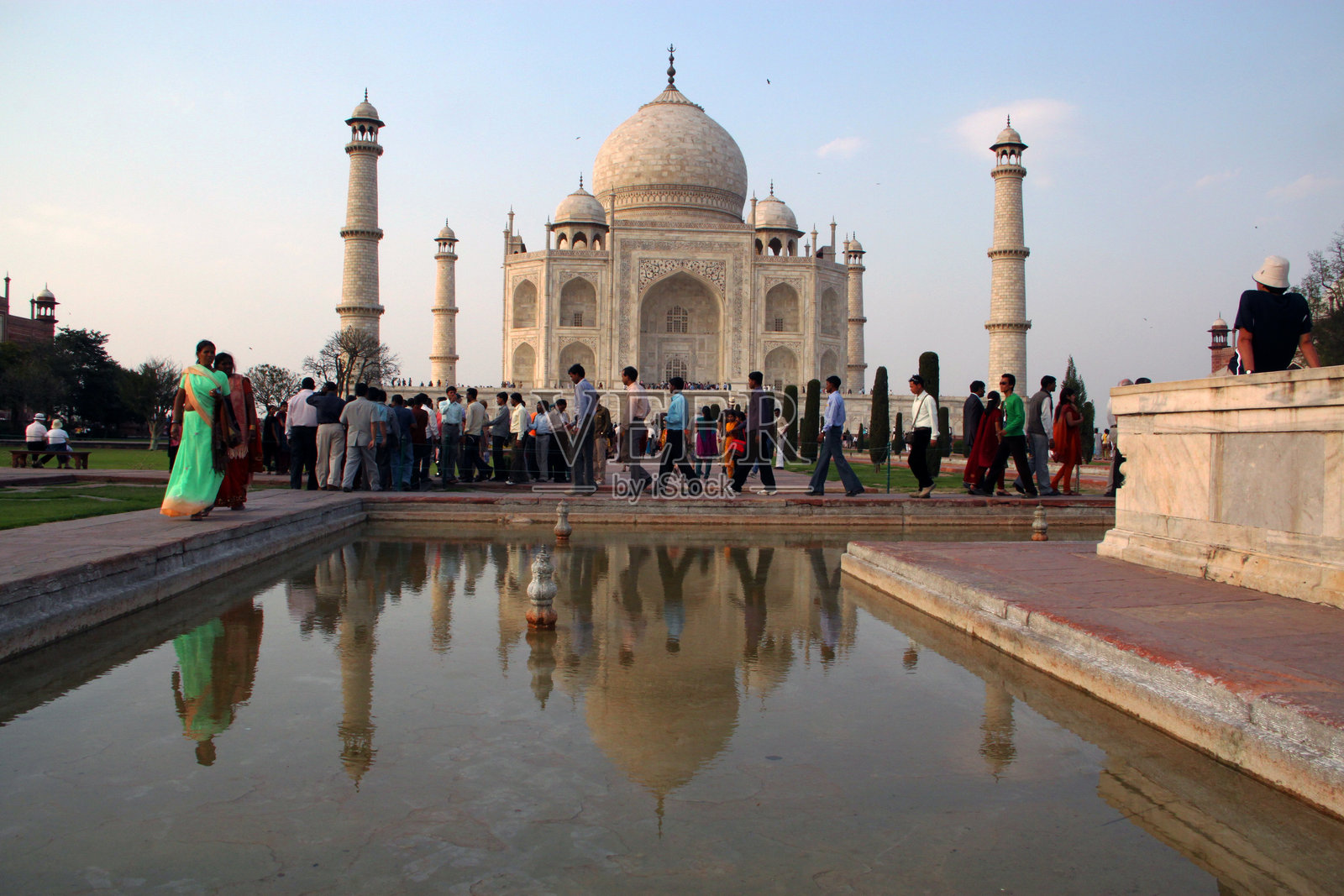 印度：阿格拉的泰姬陵照片摄影图片