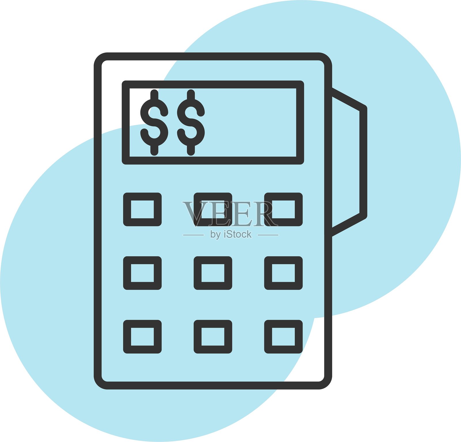 数据终端图标插画图片素材