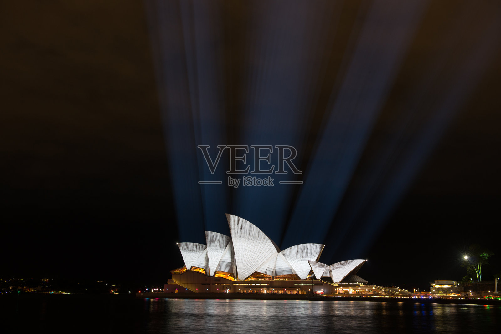 悉尼的生动歌剧院照片摄影图片