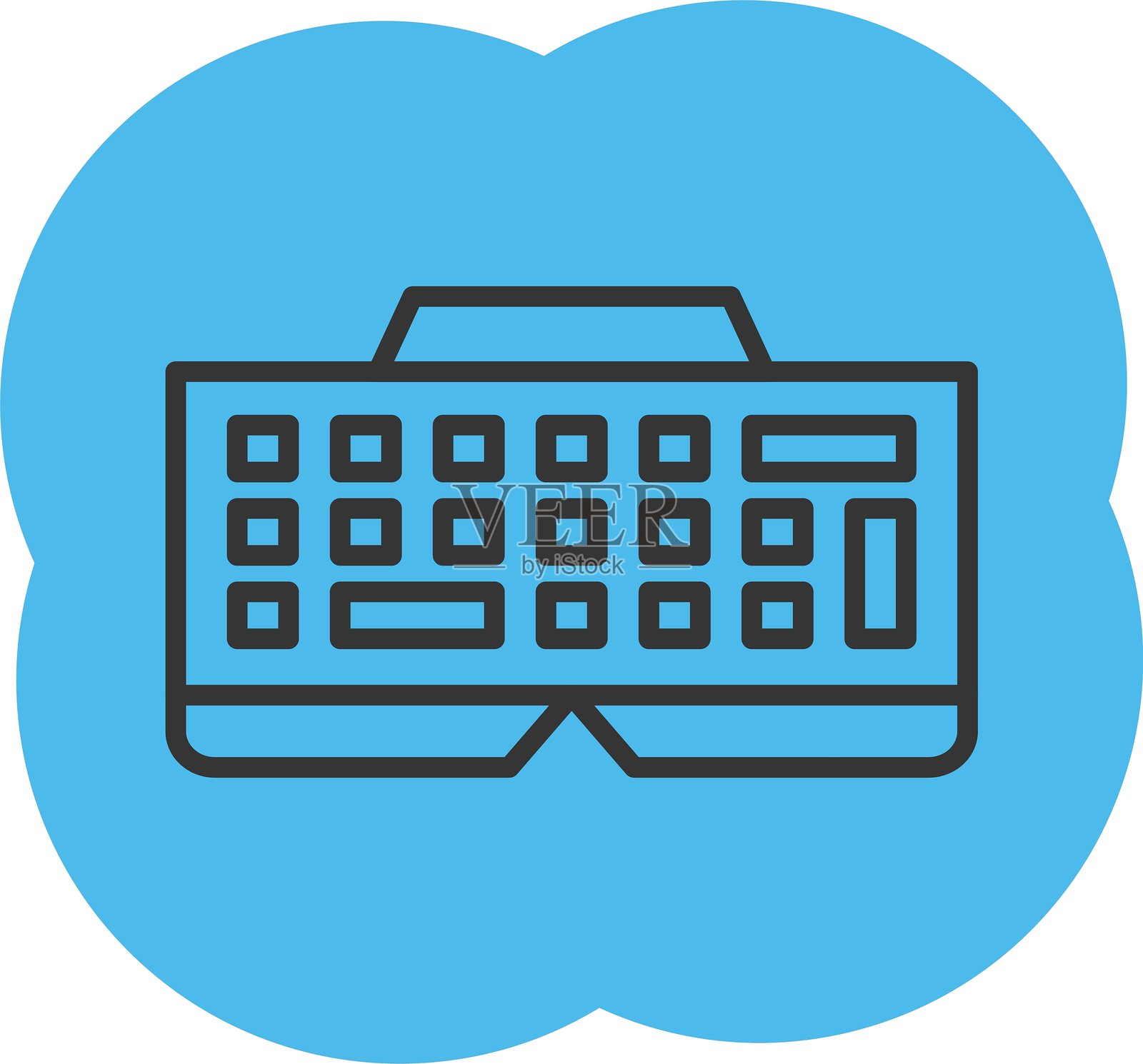 键盘图标插画图片素材