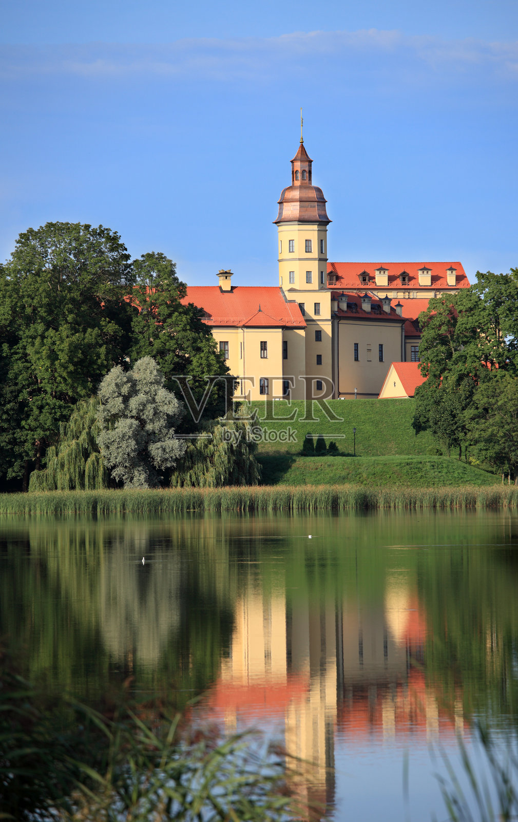 涅斯维日城堡照片摄影图片