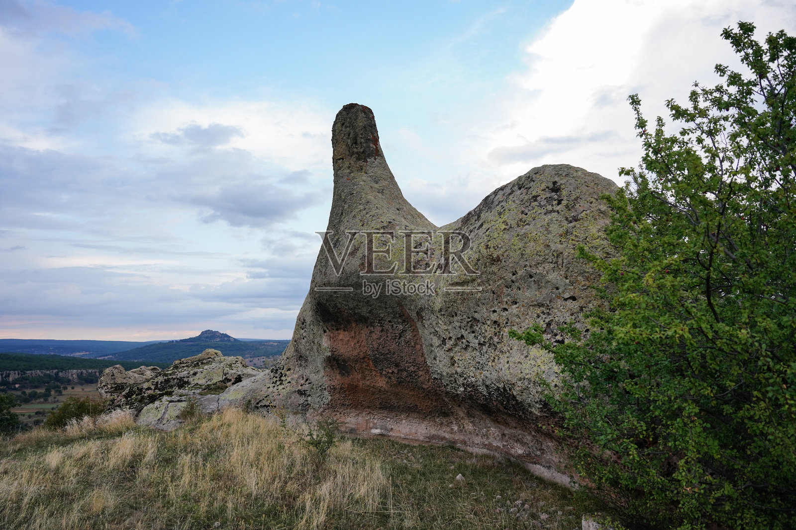 土耳其埃斯基谢希尔弗里吉亚谷的岩石 formations照片摄影图片