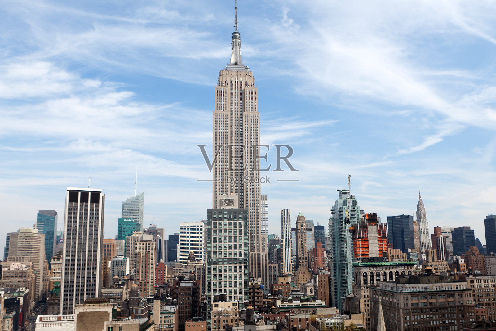 纽约的帝国大厦照片摄影图片