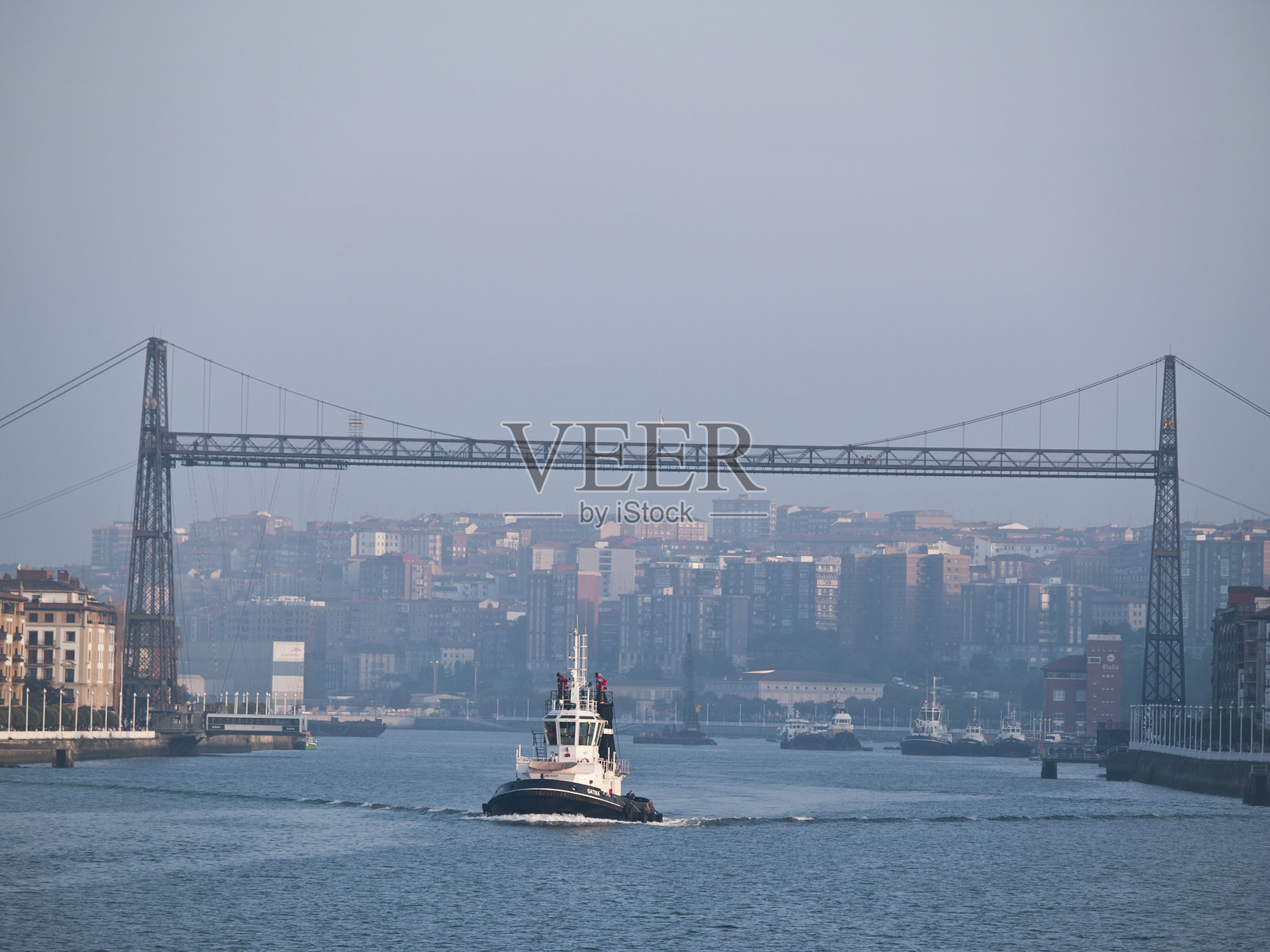 比斯开桥，葡尔图莱特，西班牙照片摄影图片