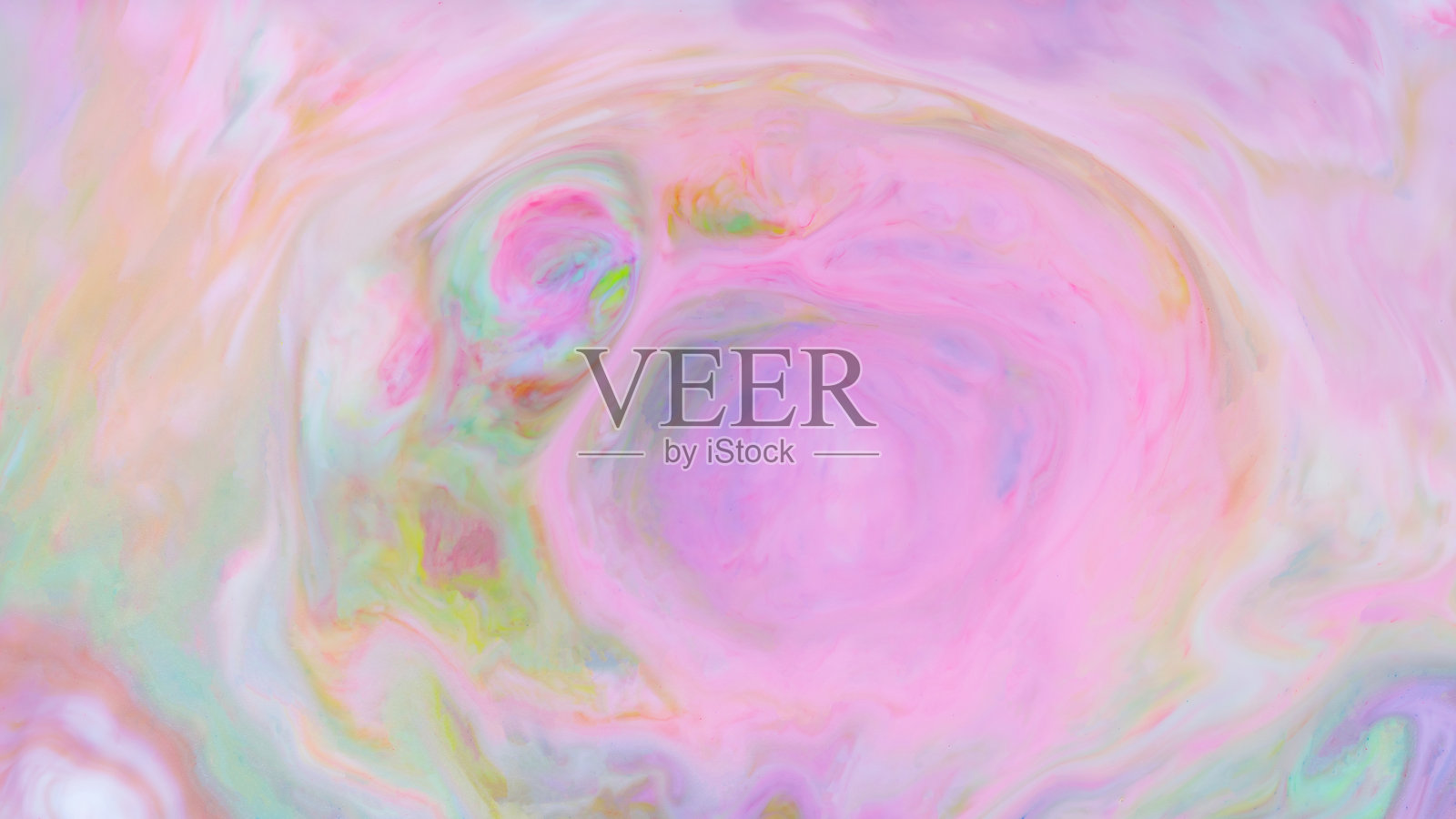粉色和紫色调的抽象柔和漩涡，流动的大理石效果，流动艺术背景照片摄影图片