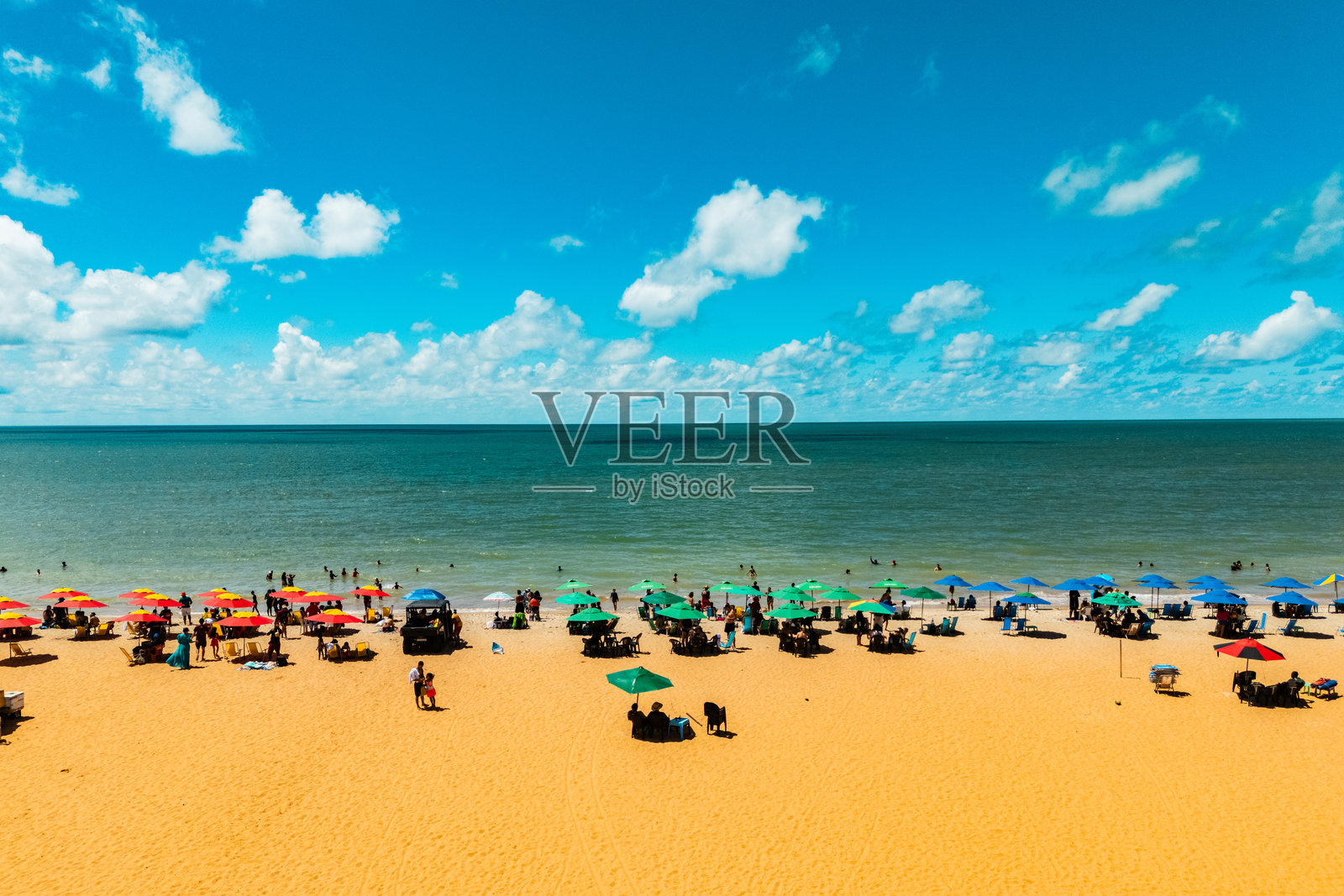 巴西海滩的鸟瞰图照片摄影图片