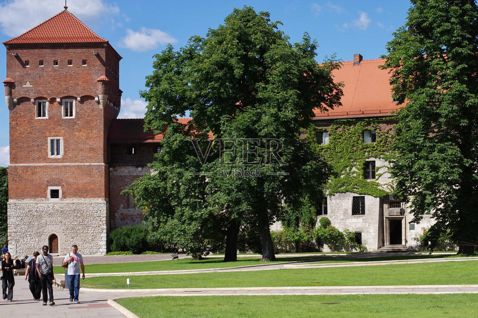 瓦维尔城堡，瓦维尔城堡照片摄影图片