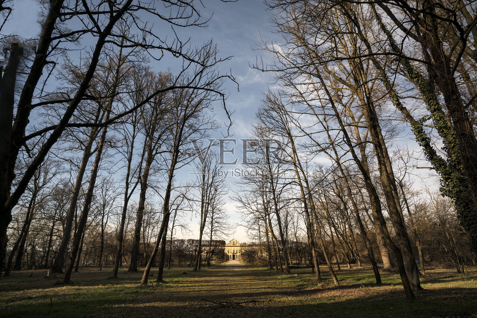 米兰附近的阿尔科纳蒂别墅照片摄影图片