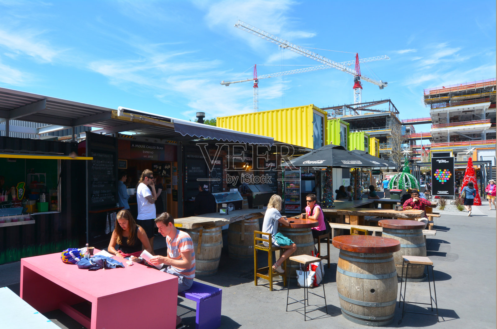 基督城的Re:START购物中心 - 新西兰照片摄影图片