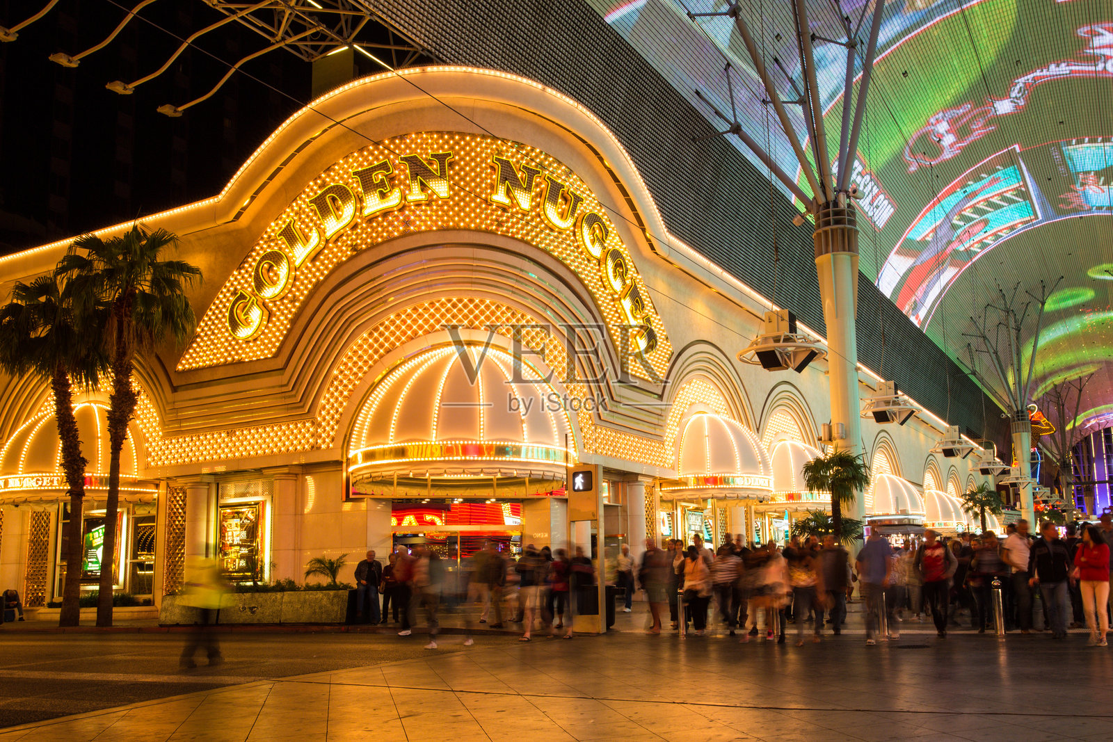 金块赌场拉斯维加斯照片摄影图片