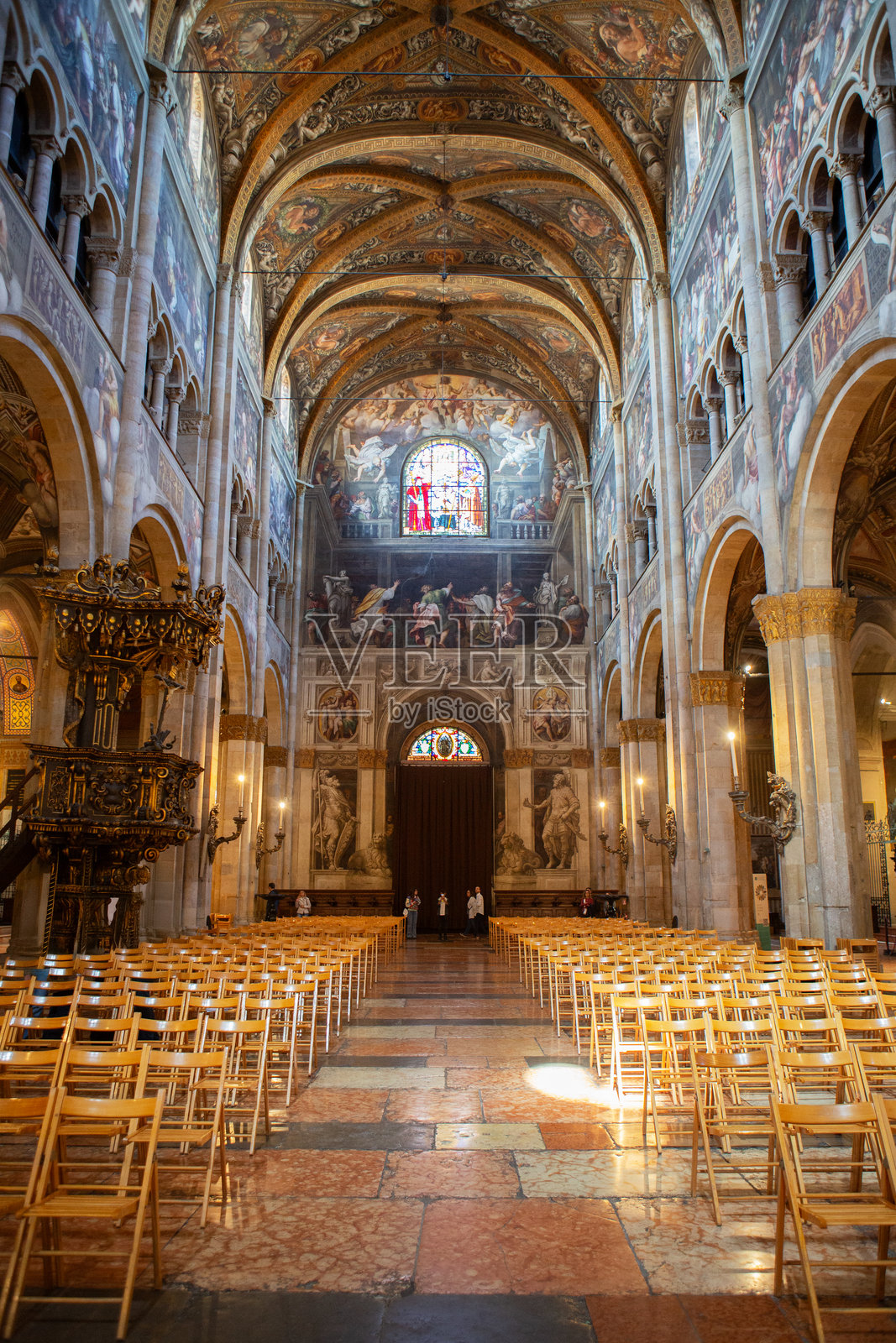 帕尔马大教堂 艺术 历史 建筑 意大利照片摄影图片