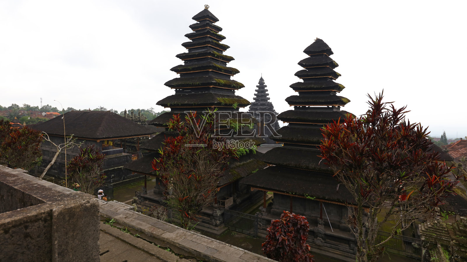 贝萨基寺照片摄影图片