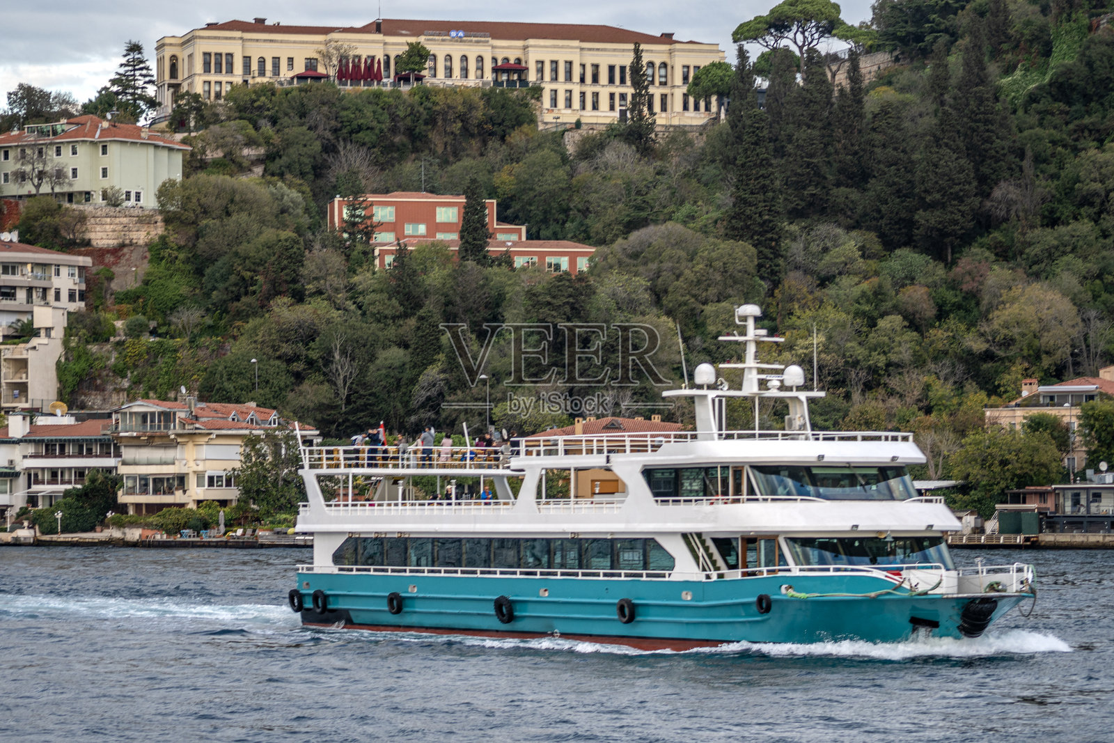 美丽的城市是土耳其的伊斯坦布尔。照片摄影图片