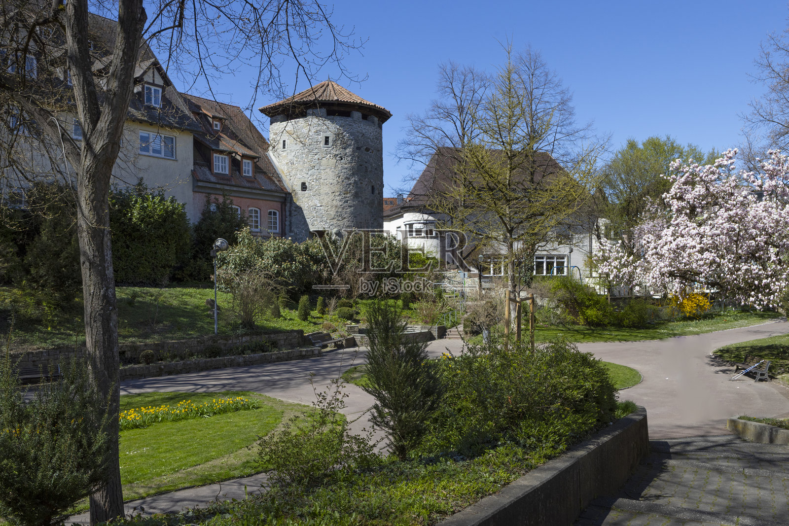 鲁道夫泽尔，博登湖，巴登-符腾堡州，德国照片摄影图片