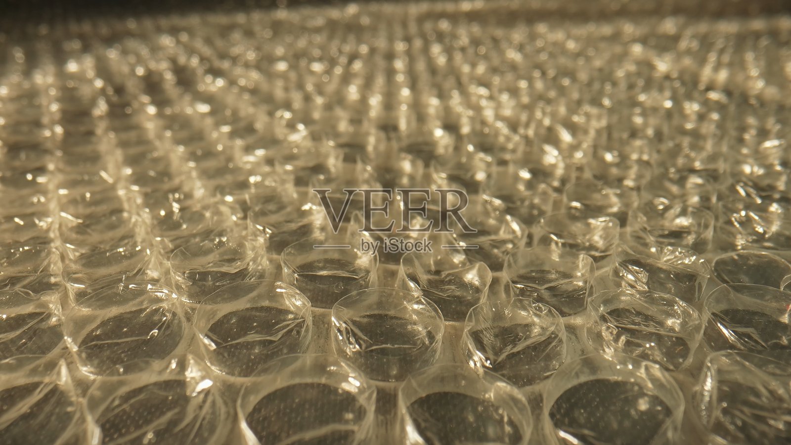 包装解决方案的气泡膜纹理特写照片摄影图片